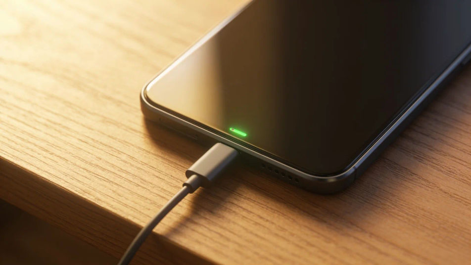 Mark the instant the battery is full