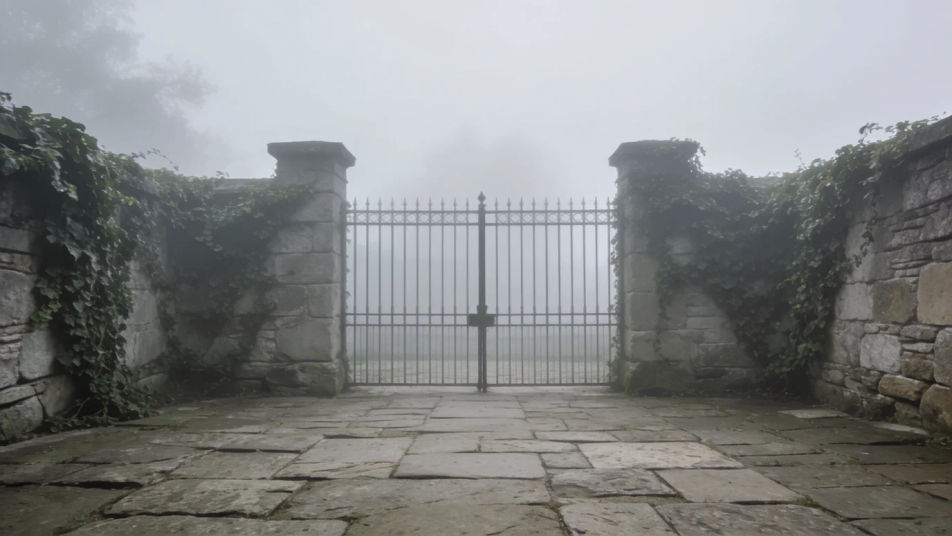 Show the place is an old walled estate