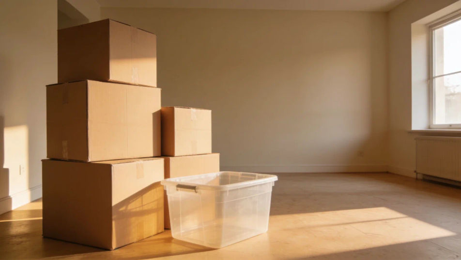 Carry a packing scene with no music