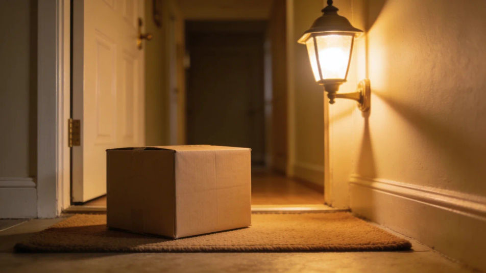 Hint that the box holds nothing