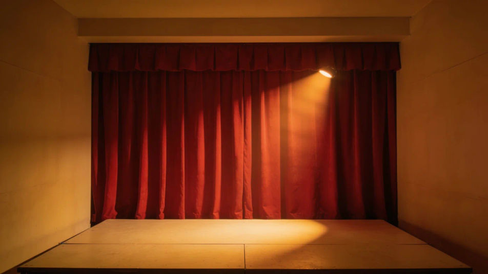 Tell the audience the show is over