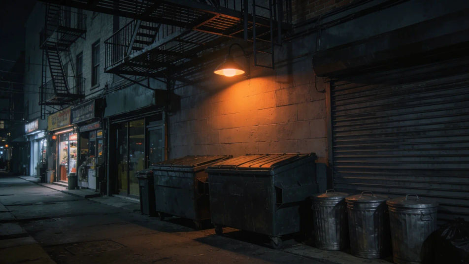 Set a back street chase in the city