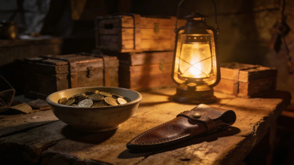 Set a candlelit thieves den