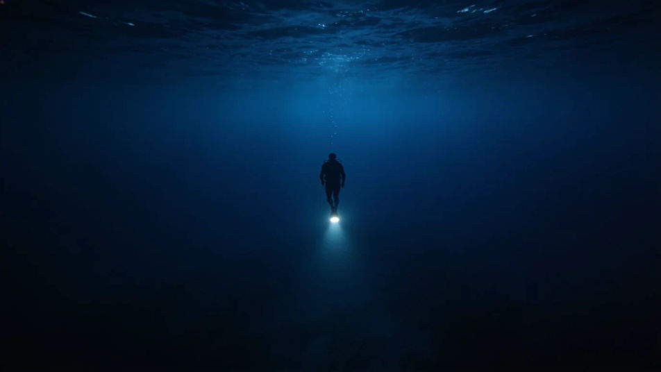 Carry a dark descent without music