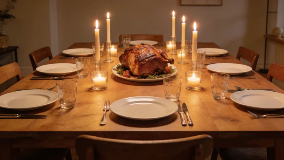 Fill a long family meal with no music