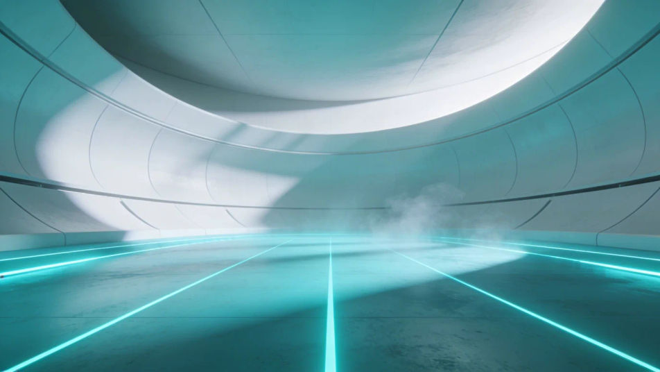 Give an arena game its sci-fi feel