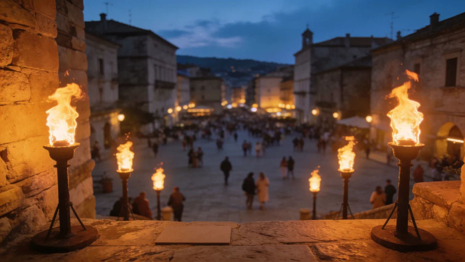Show a town that has turned against its ruler