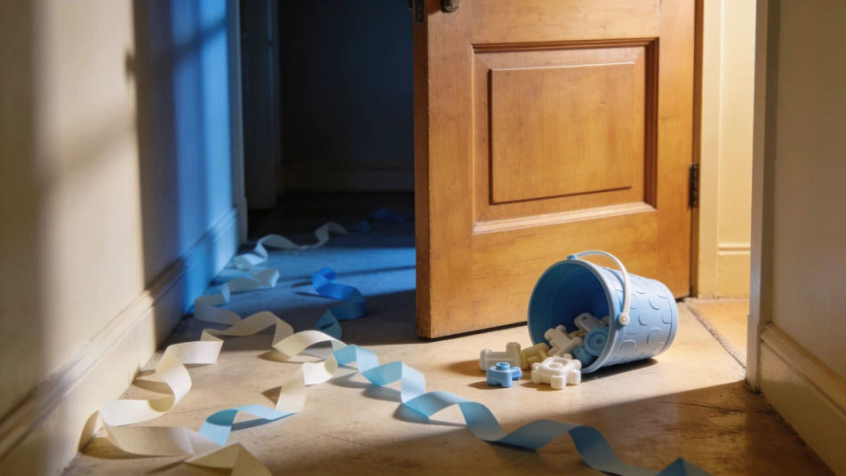 Hint at a prank pulled off screen