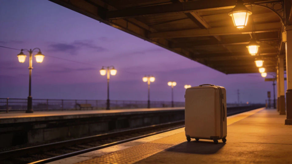 Carry a sad goodbye without music