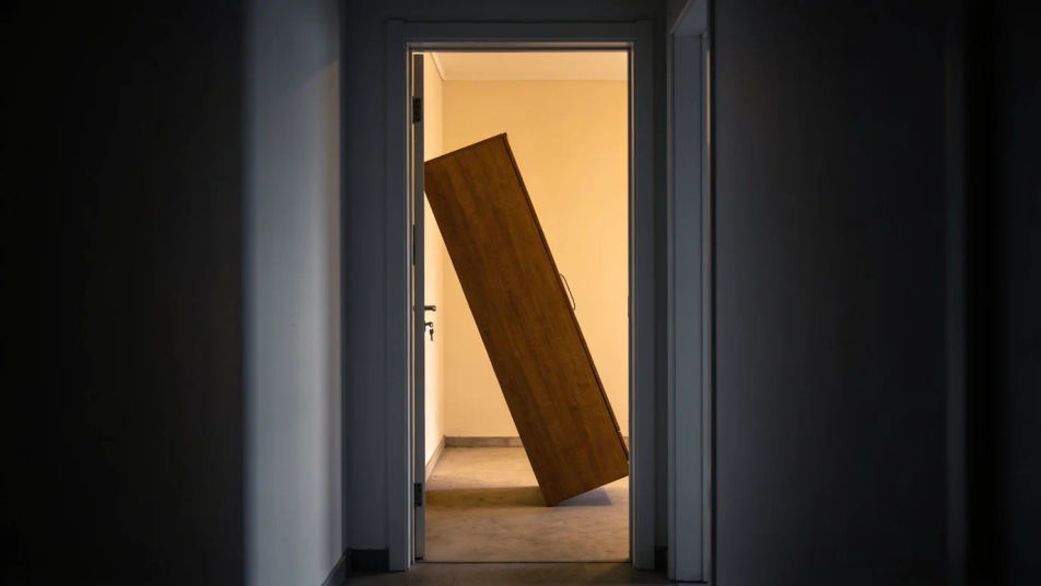Hint at heavy work in another room