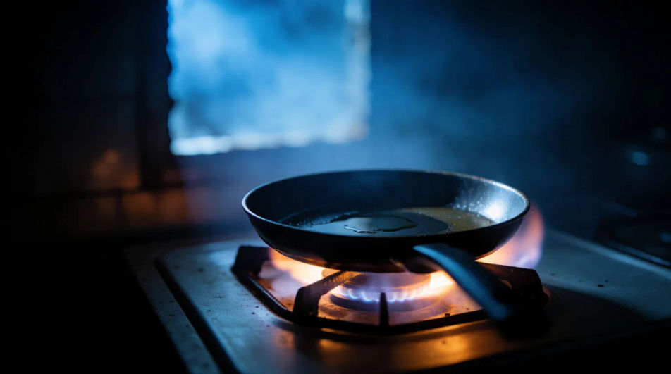 Let a pan sizzle carry the quiet