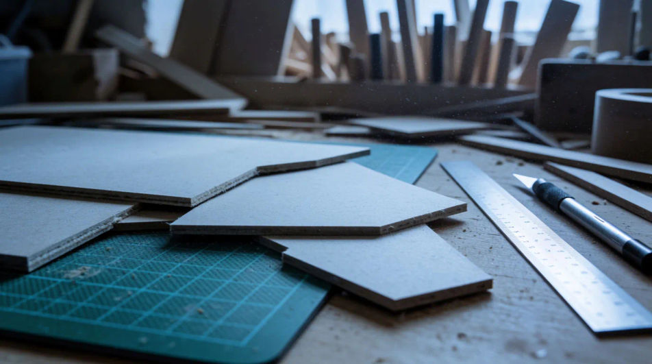 Place the viewer at a model maker bench