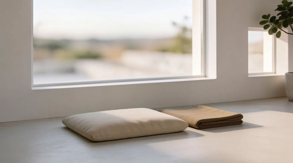 Mark a calm breath in a guided session