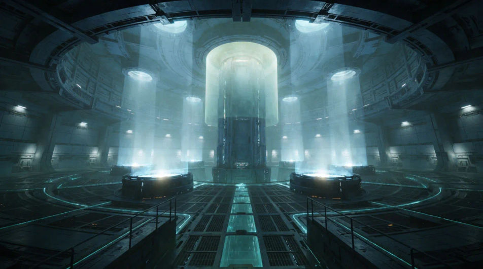 Make a futuristic lab or ship feel powered
