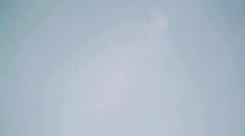 Fill the silence over a slow sky pan