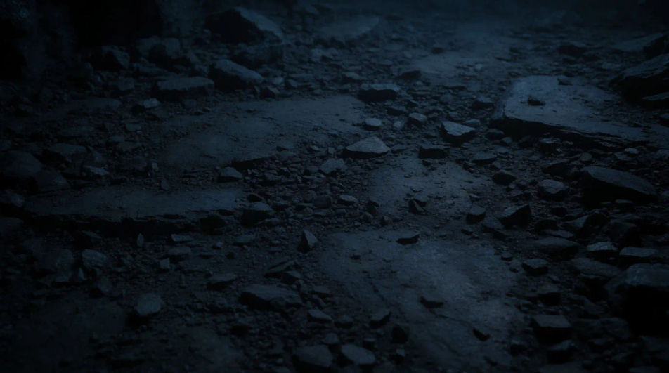 Set up a cavern full of loose rubble