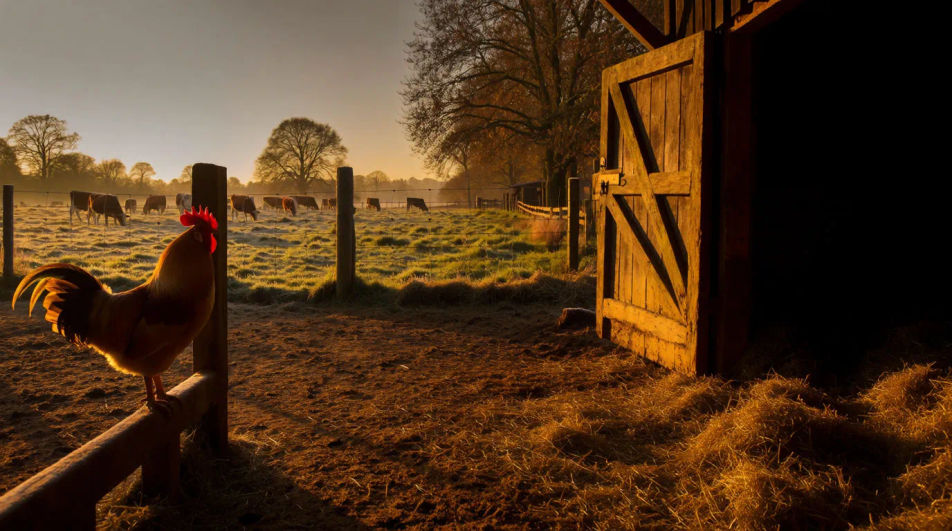 Place the story on a working farm