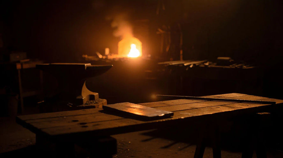 Set a smithy or a factory feel
