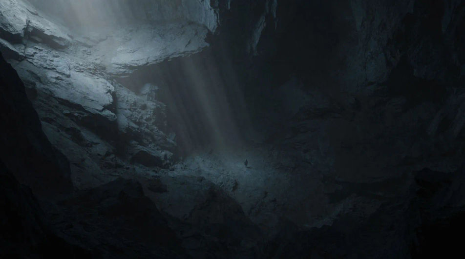 Keep the cave unsettling without music