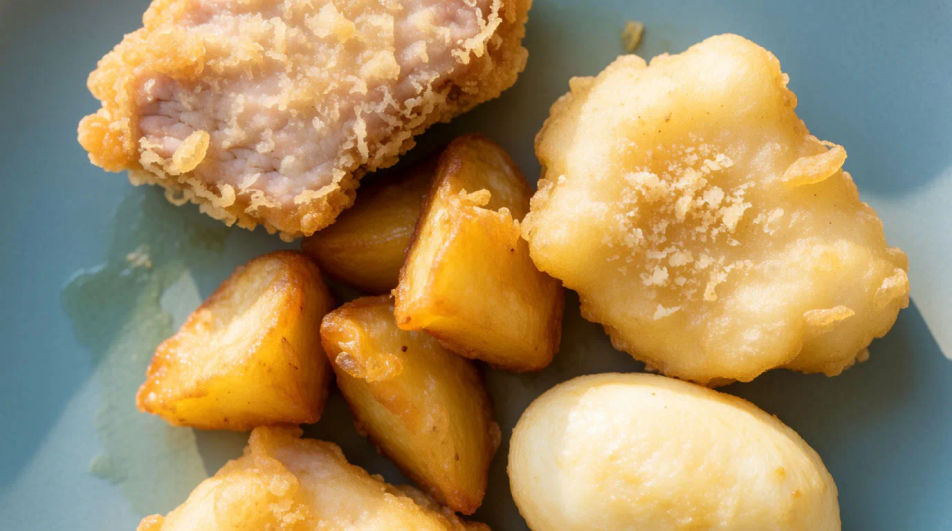 Fill a silent plate shot with crunch and chew