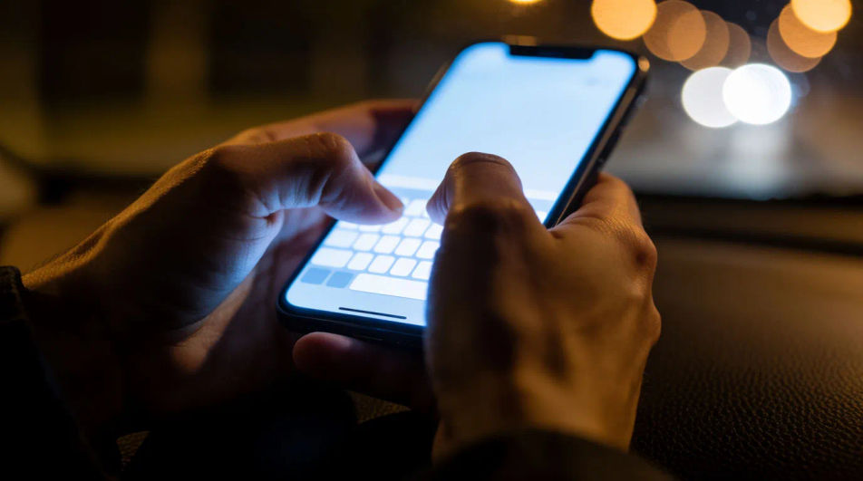 Fill a silent scene with someone typing