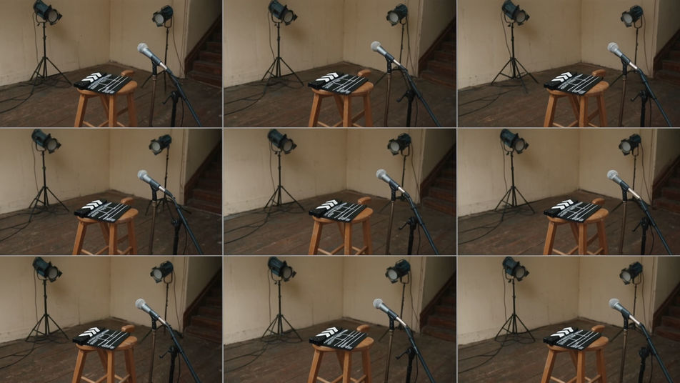 Tell the audience this is behind the scenes