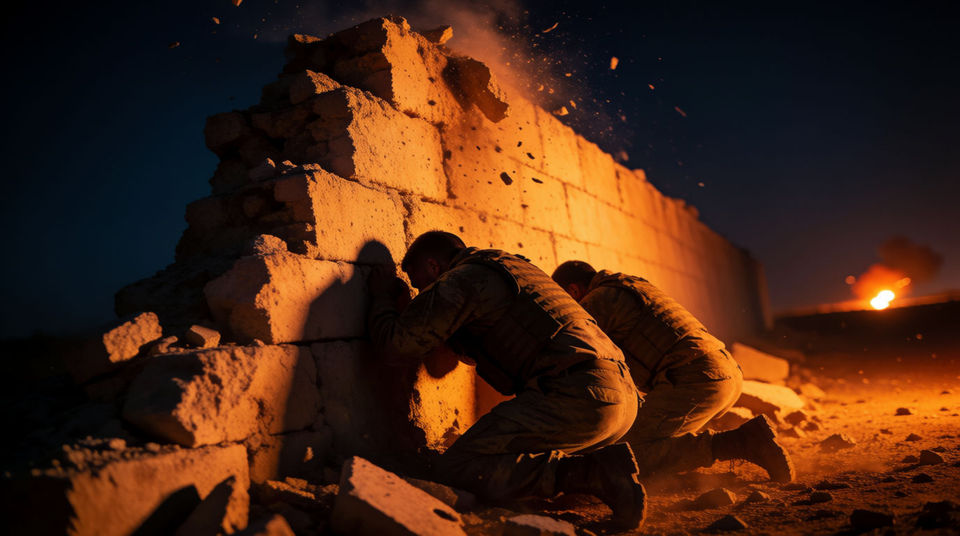 Put your scene inside a war rather than beside one