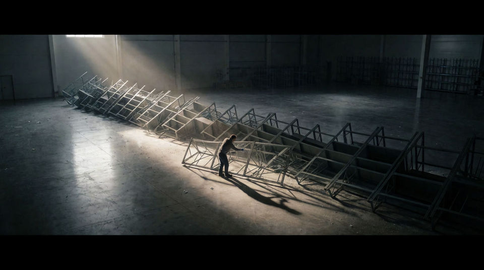Tell the audience how big the wreckage is