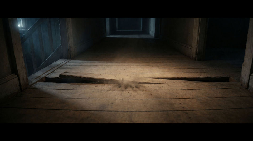 Put weight on a floor with nobody standing on it