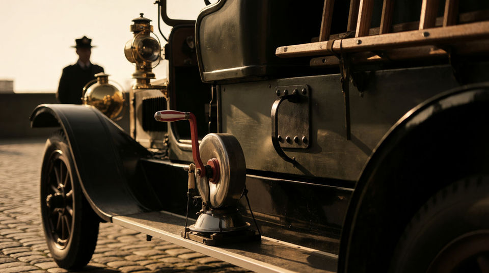 Set the era with a hand-cranked howl instead of a tone