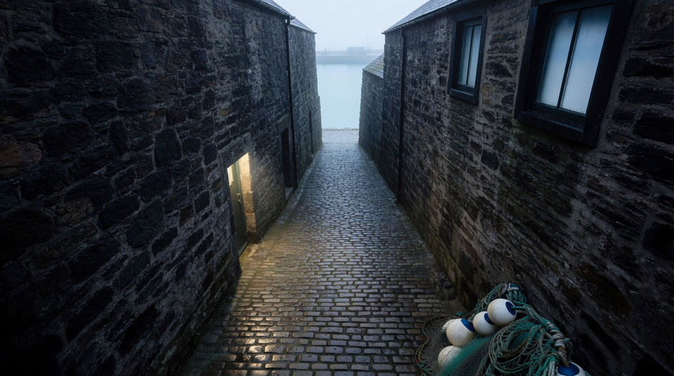 Put a harbour beyond the edge of the frame