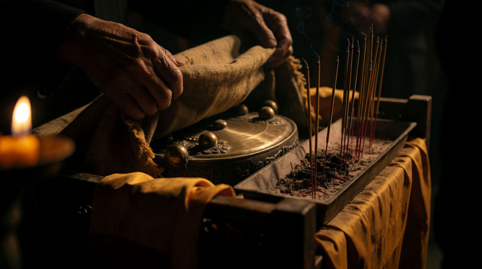 Set a ceremonial mood before anything happens