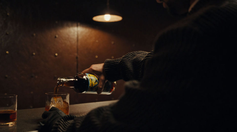 Mark the moment somebody pours a drink