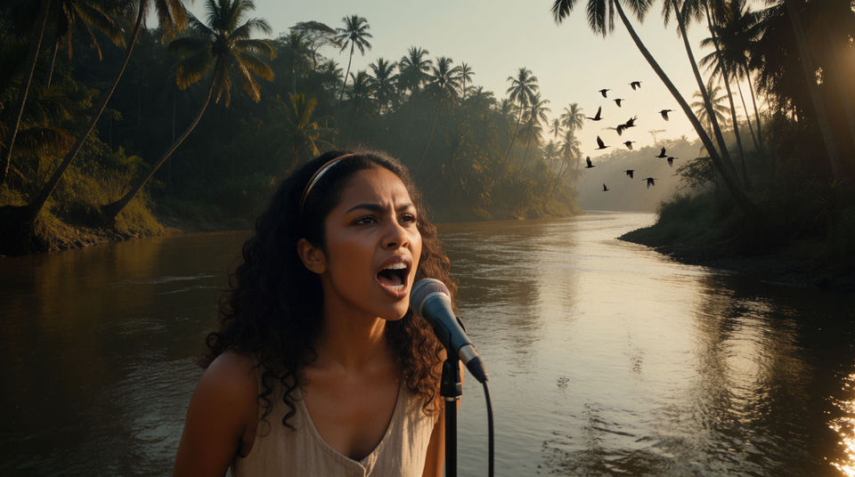 Move a scene somewhere tropical in one sound