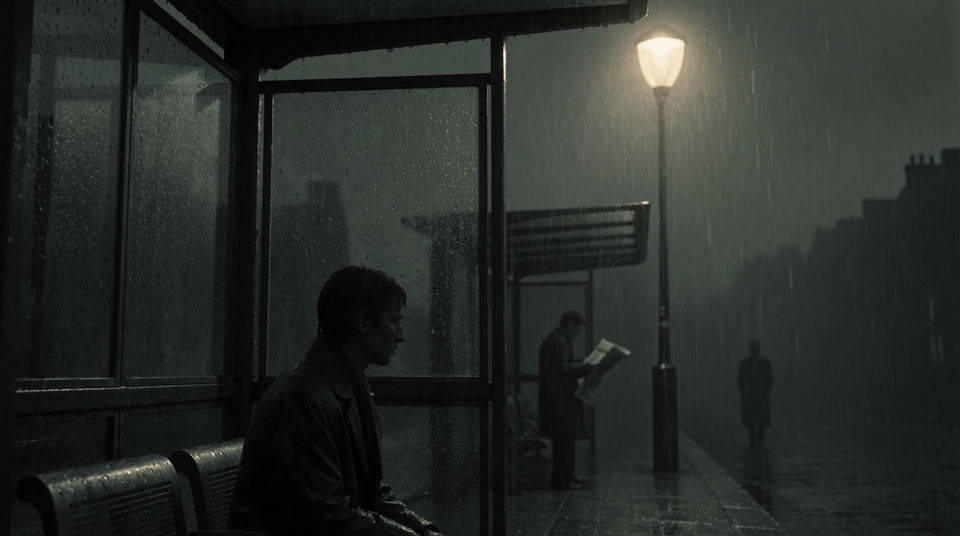 Turn a scene mournful before anyone explains why