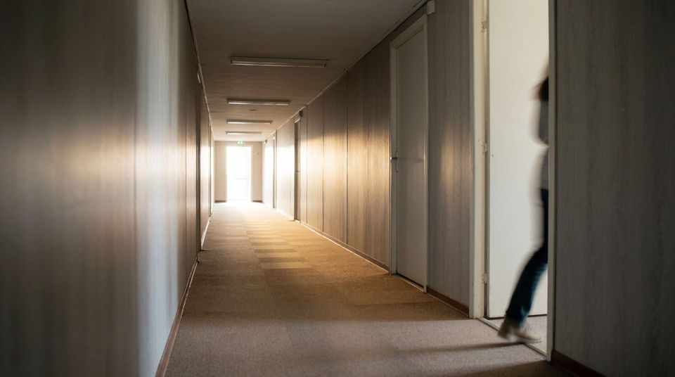Suggest a whole school around one empty corridor