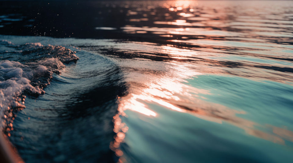 Put a boat just outside the frame