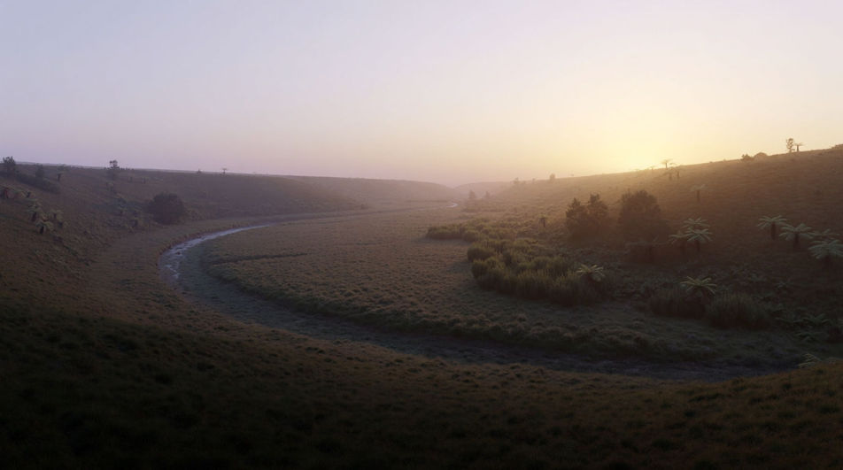 Hold a wide shot without reaching for music