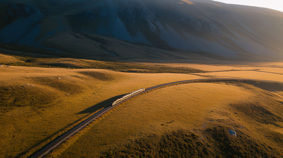Keep a long travelling shot alive without music