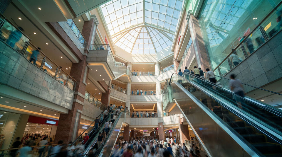 Land the cut to a mall
