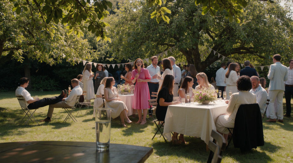 Set a daytime garden party
