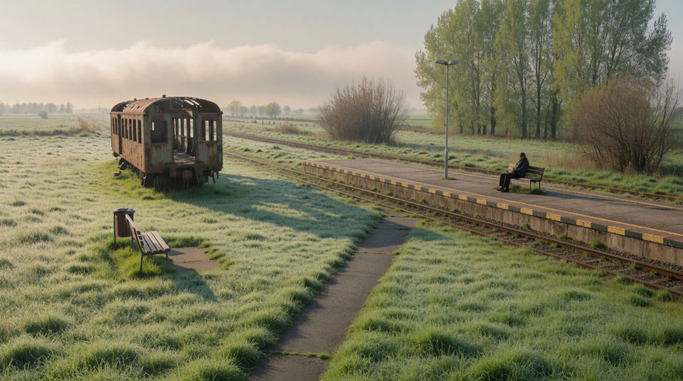 Set rush hour or a sleepy halt