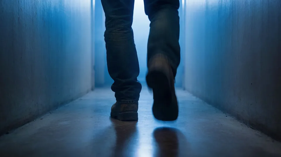Footsteps pulling away for Sound effects for film