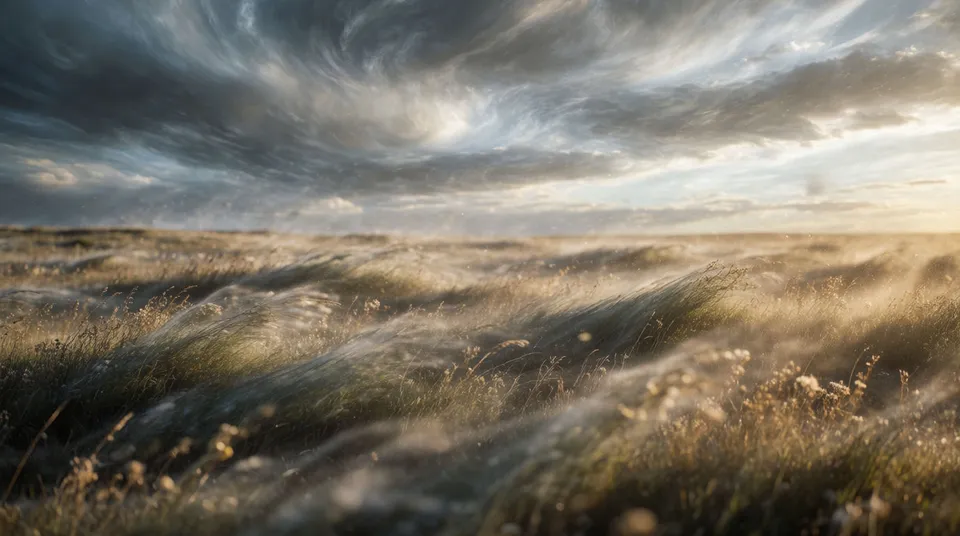 Wind-driven weather for Sound effects for game development
