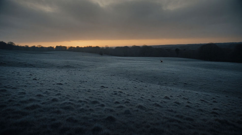 Let a distant animal carry a quiet scene