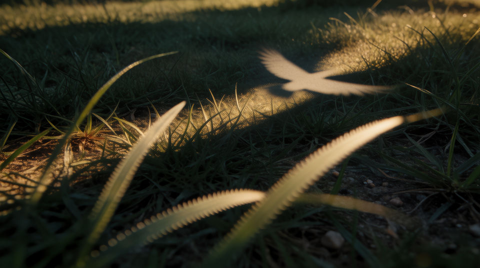 Put something passing overhead unseen