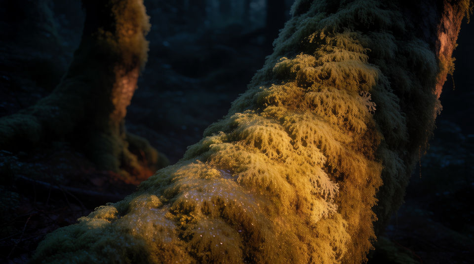 Say the forest is wet and old