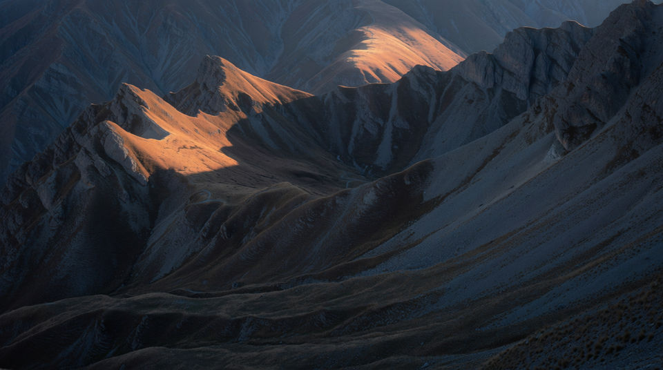 Punctuate a cut to a wide landscape