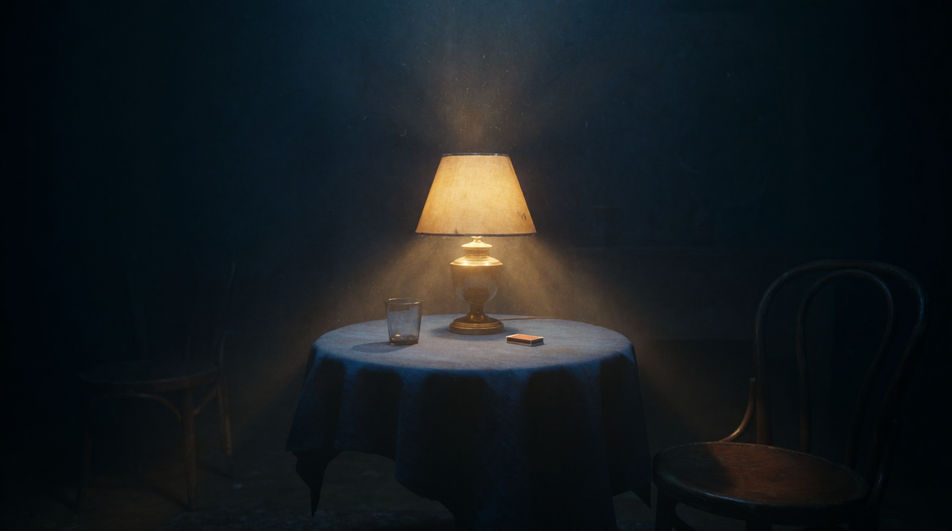 Let a deadpan read carry the silence after it