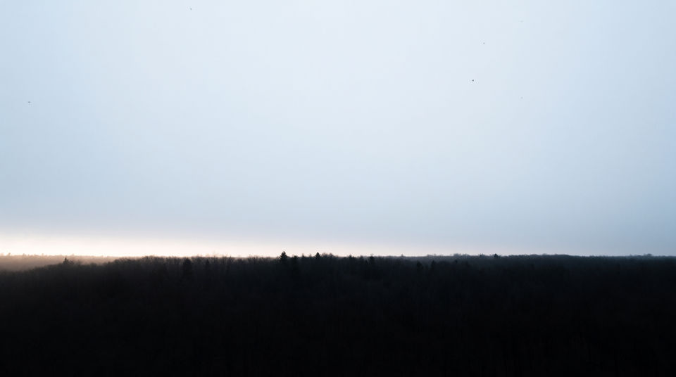 Let a distant skein fill an empty sky